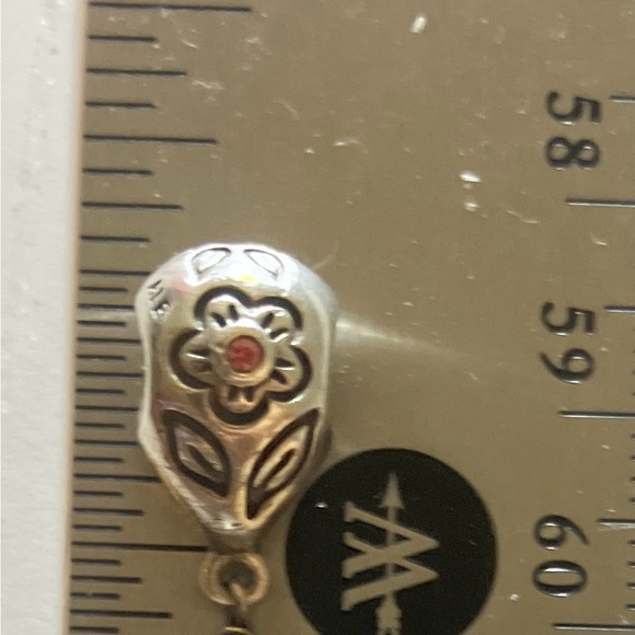 Pandora Flower with
Pearl Dangle Charm - Picture 4 of 6